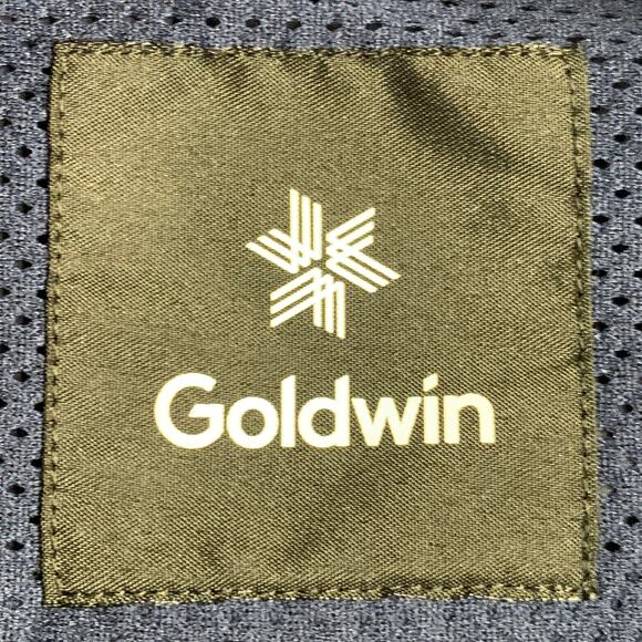 GOLDWIN Size L Navy Polyester One Pocket Snaps Long Sleeve Shirt - Picture 4 of 6